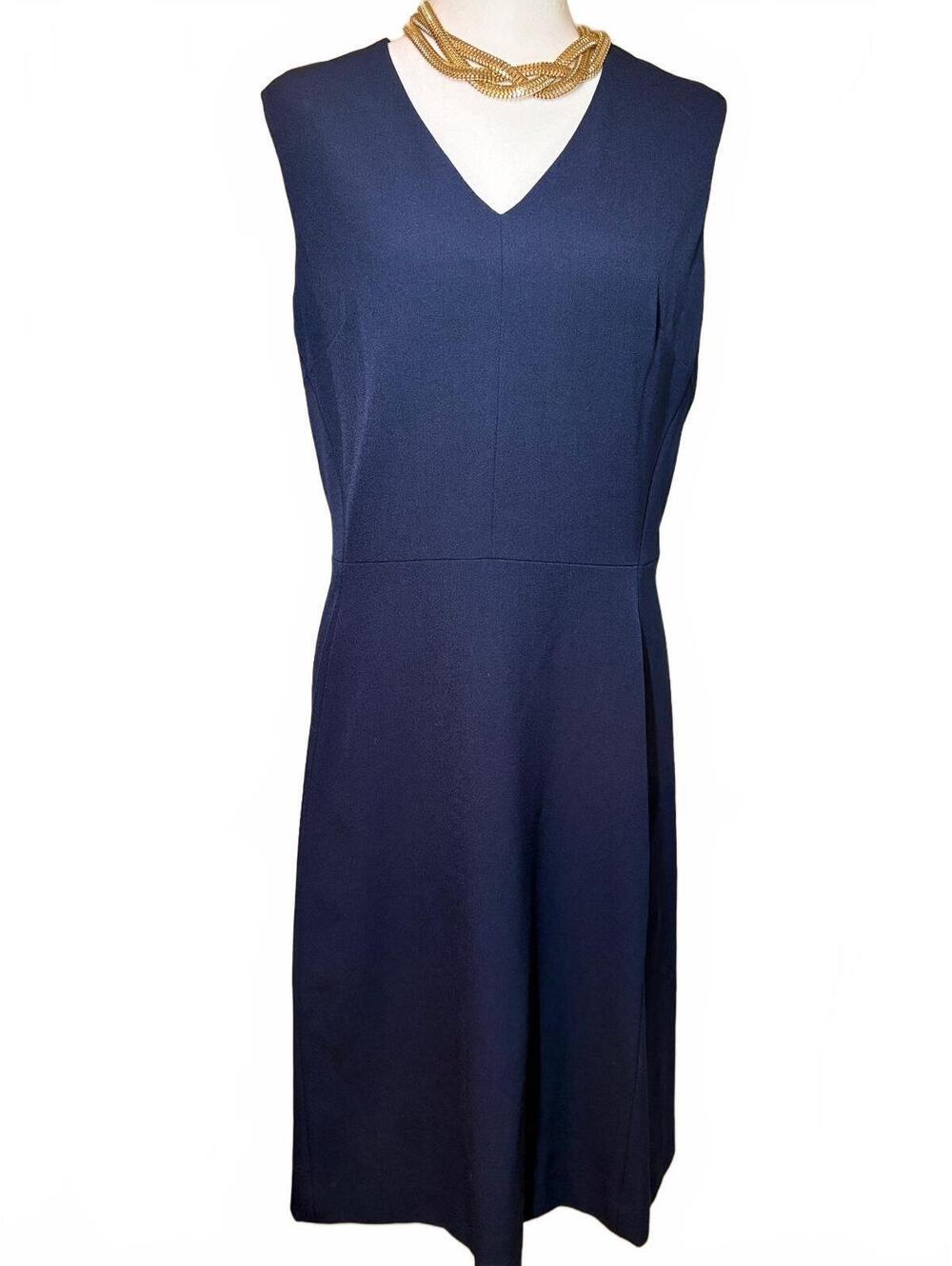 MM LaFleur Power Casual Navy Dress 12